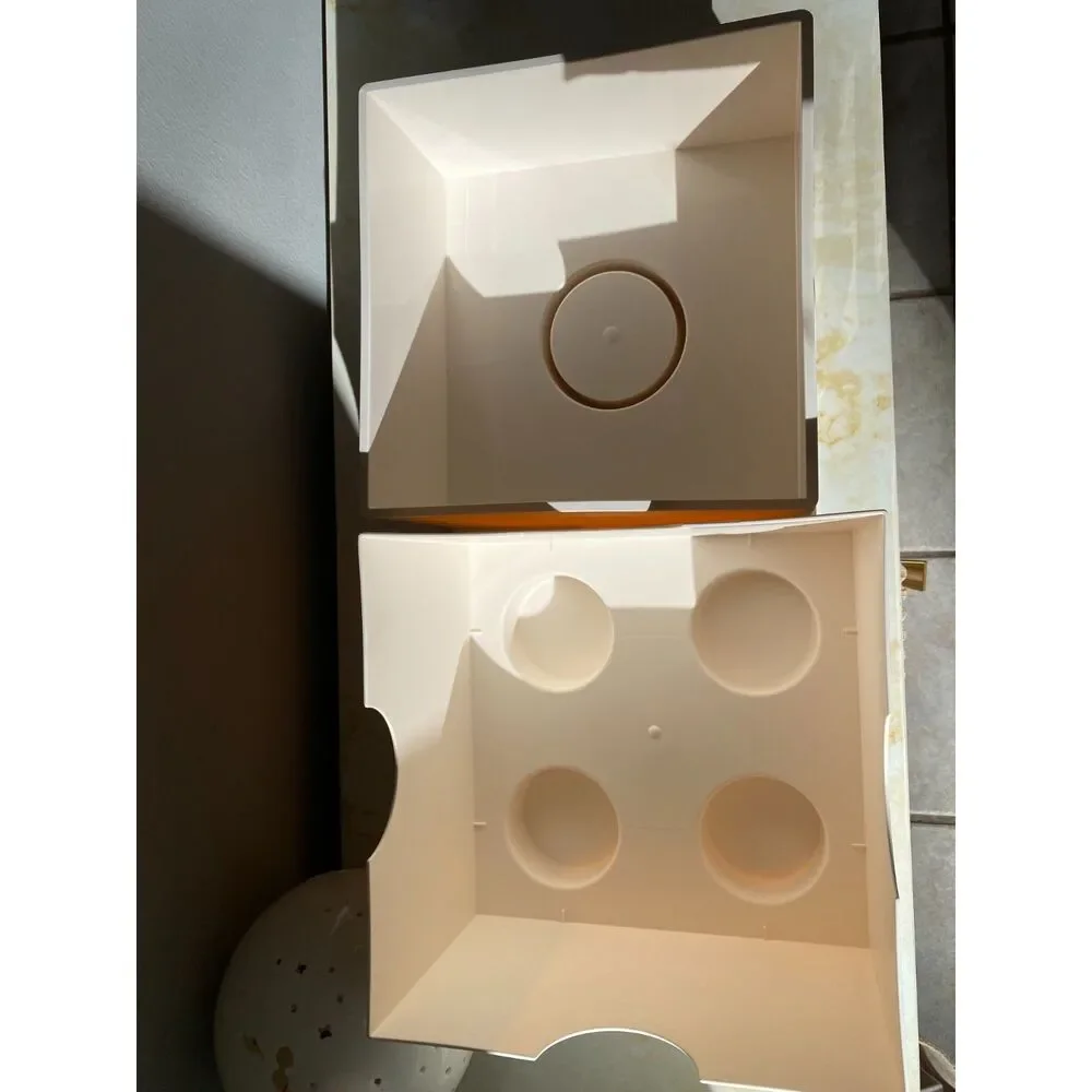 2018 White Lego Storage Brick 10 x 10 Storage Cube 4 Stud Case Container